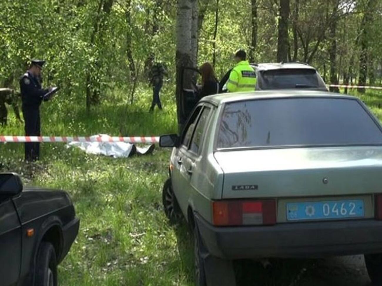 Полицейские на месте преступления