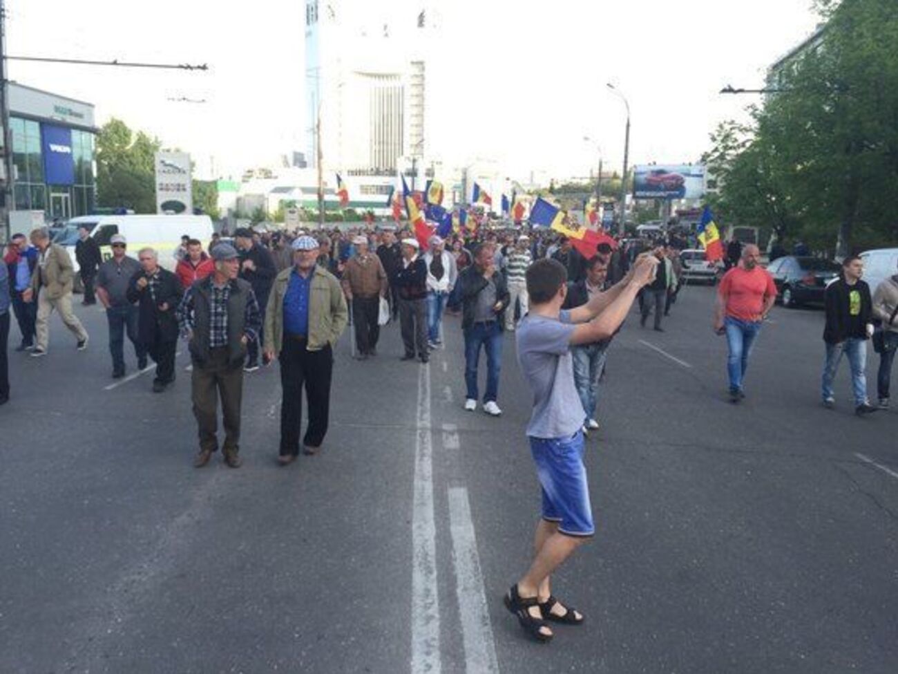 В Молдове протестующие требуют отставки правительства