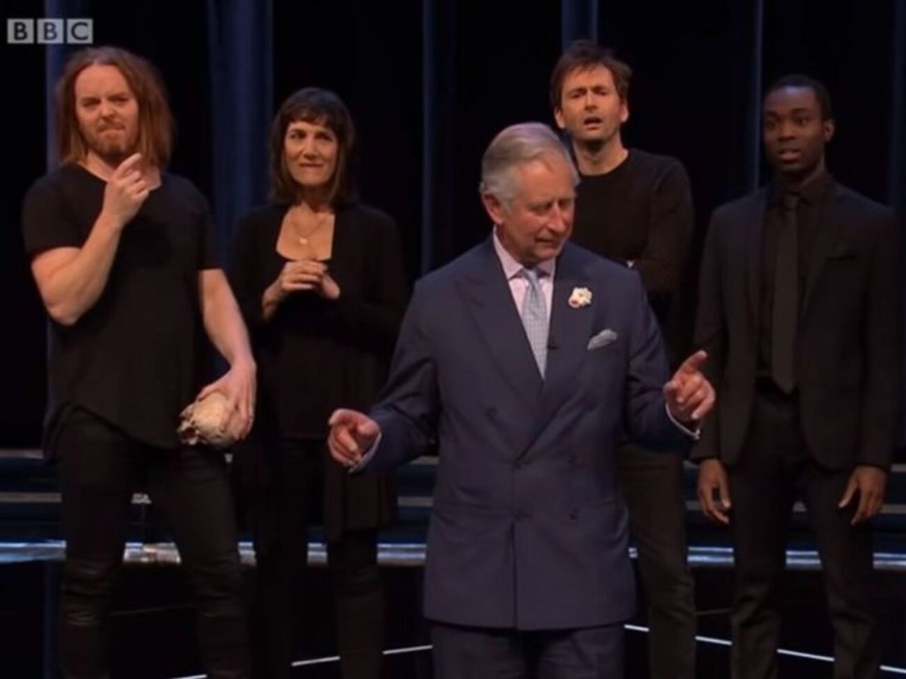 Принц Чарльз выступил со знаменитыми британскими актерами