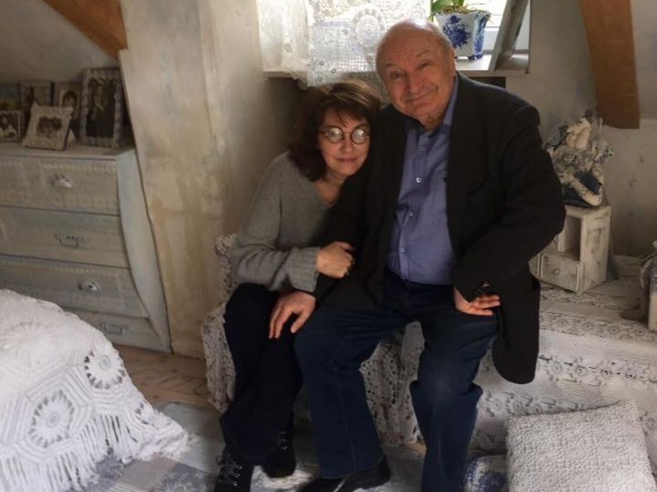 Наталья и Михаил Жванецкие гостили у Полунина в пригороде Парижа