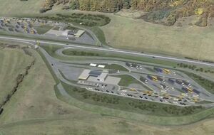 Модель зоны отдыха и весового контроля трассы