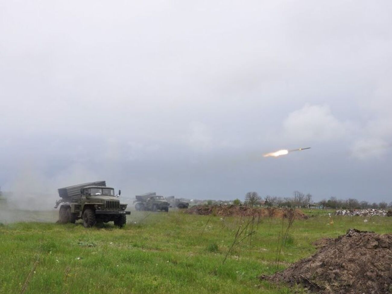 Украинские артиллеристы поразили условный десант противника