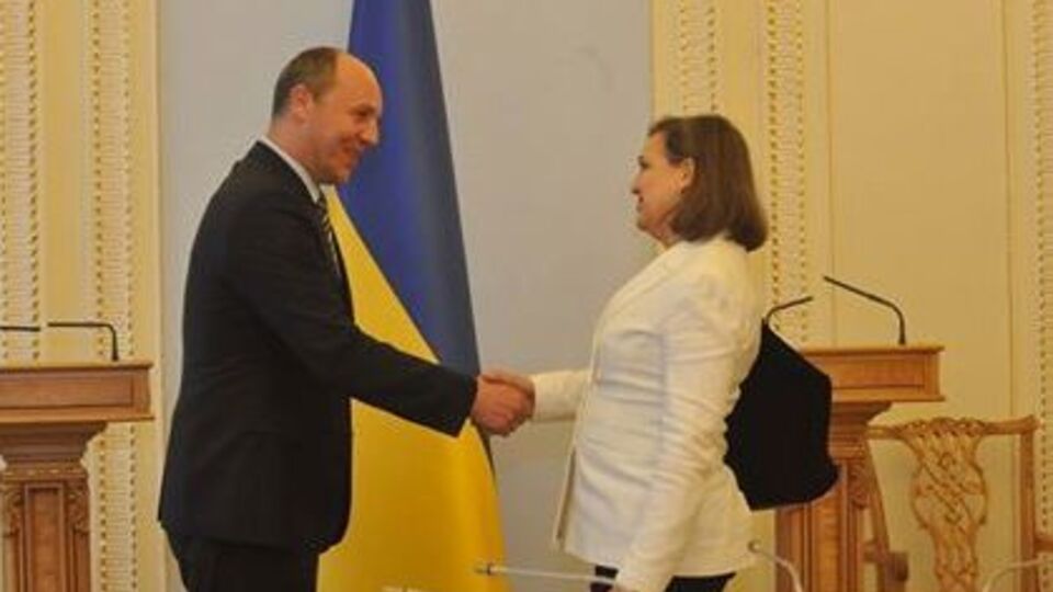 Спикер Верховной Рады Украины Андрей Парубий провел встречу с заместителем госсекретаря США Викторией Нуланд