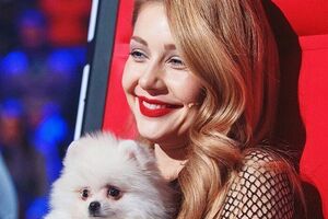 Тина Кароль дала собаке кличку Войс