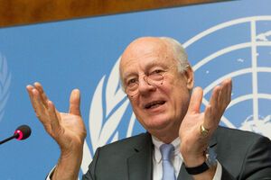 Де Мистура призвал США и Россию вмешаться в переговорный процесс