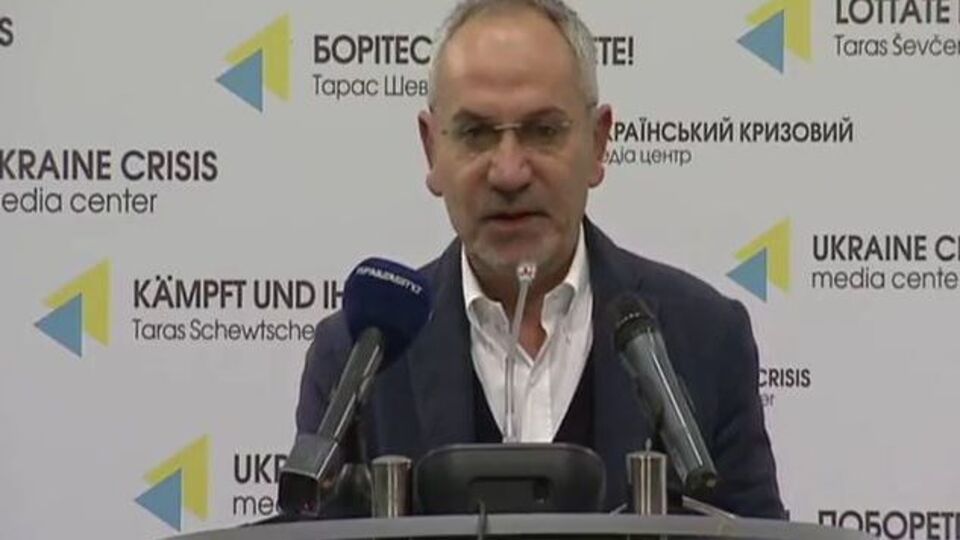 Шустер вышел на пресс-конференцию в Украинском кризисном медиацентре