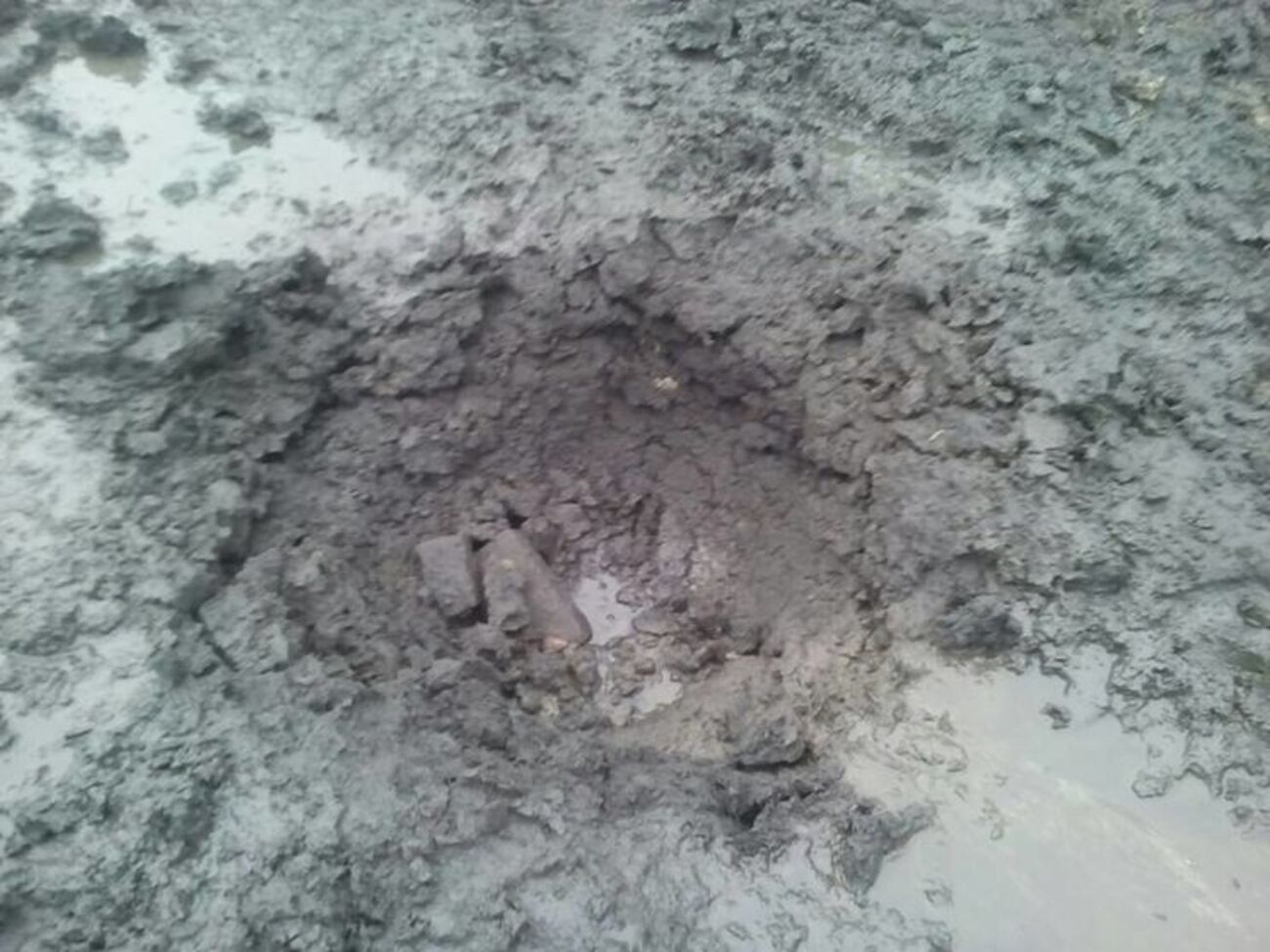 Последствия бомбардировки украинских позиций БПЛА