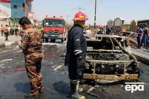 Взорванный автомобиль в Басре