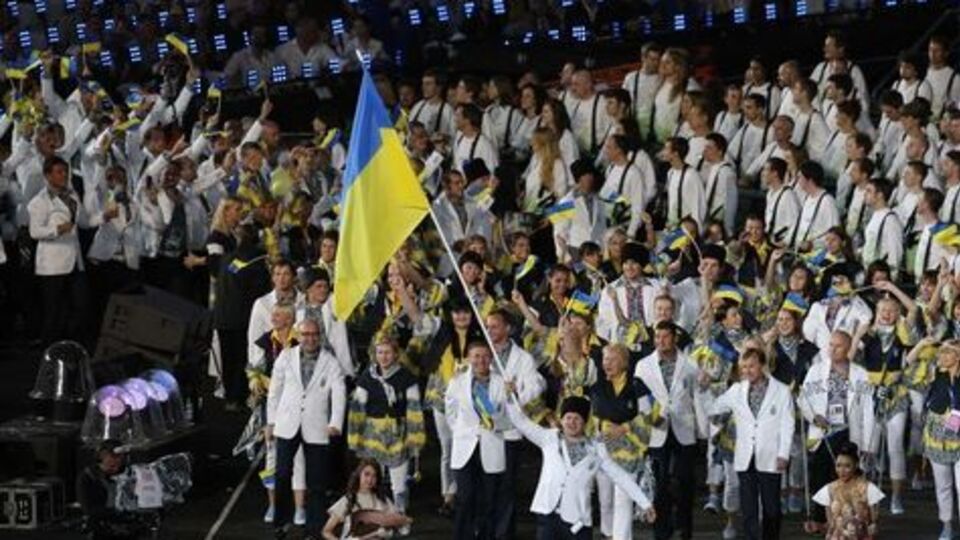 Делегация Украины на церемонии открытия Олимпиады в Лондоне