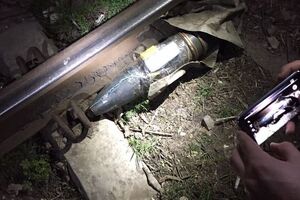 Для изготовления устройства был использован крупнокалиберный артиллерийский снаряд