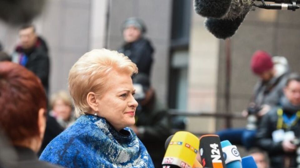 Грибаускайте: Никто не может стоять на пути Украины в Европу, потому что Украина всегда была и будет ее частью