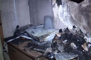 Кабинет судьи полностью сгорел