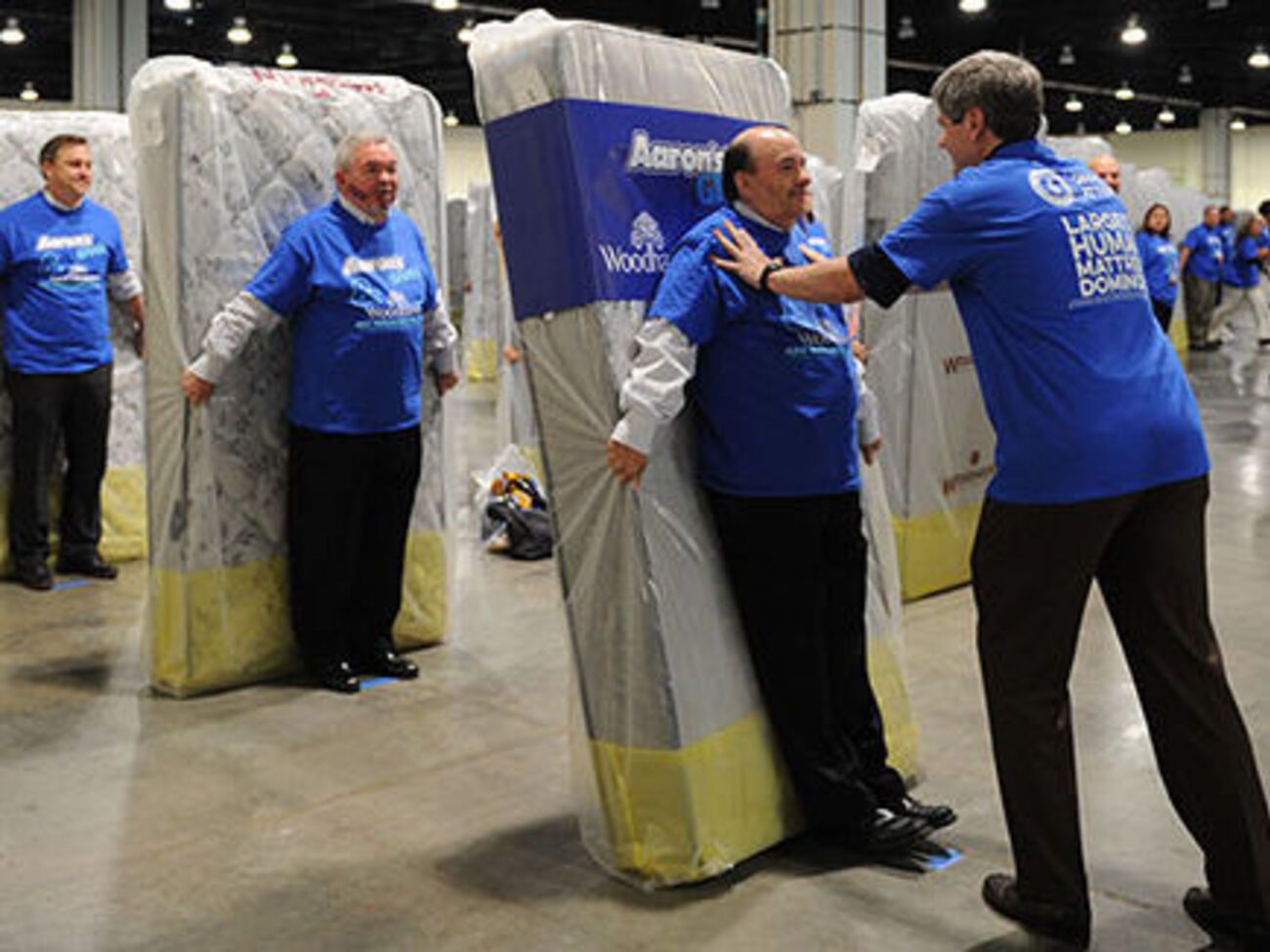 Так начиналось установление рекорда