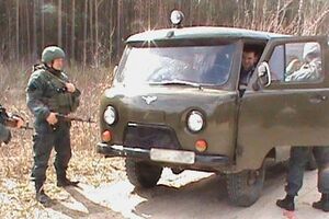 Нацгвардия заблокировала район, в котором велась незаконная добыча янтаря