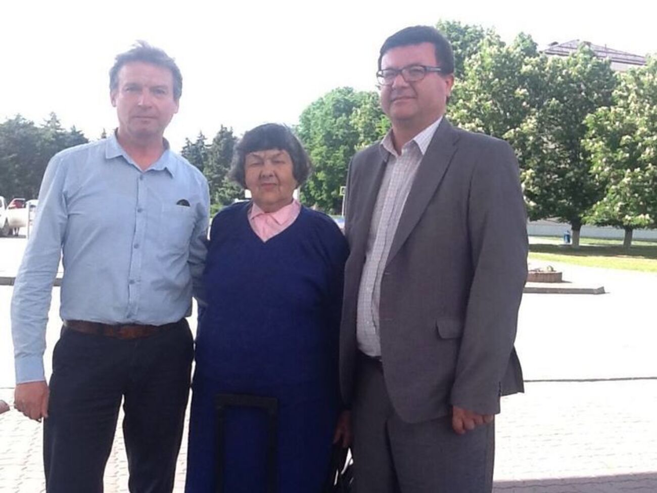 Консул Украины в Ростове Ковтун,&nbsp;Мария Ивановна Савченко и нардеп&nbsp;Павловский