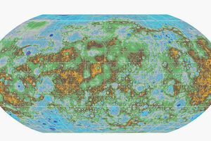 В NASA составили подробную топографическую карту Меркурия
