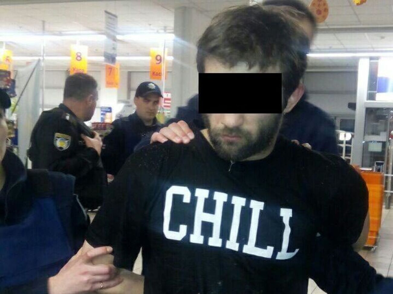 Нападавший оказался 30-летним жителем Киева