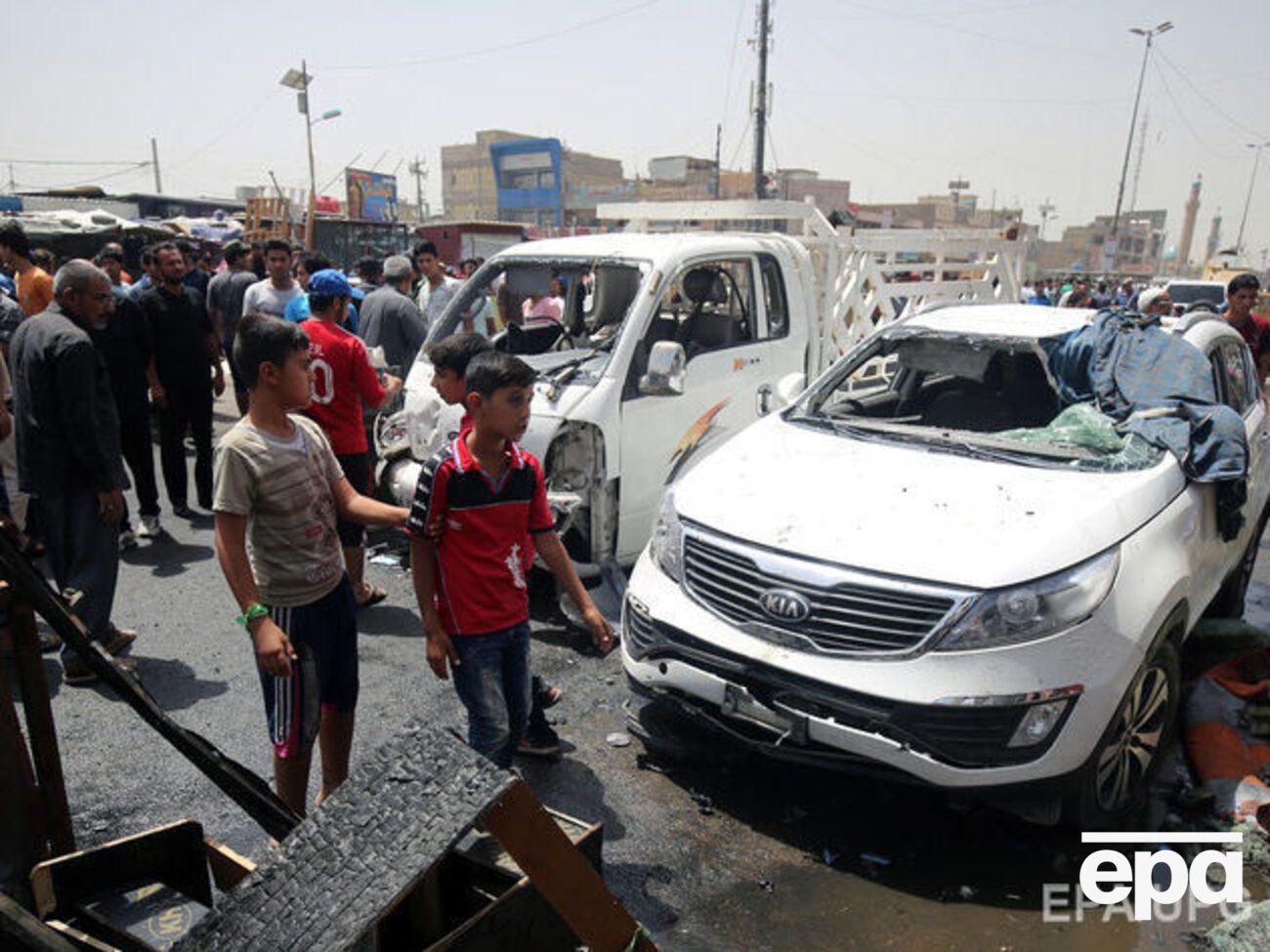 На месте взрыва в Садр Сити