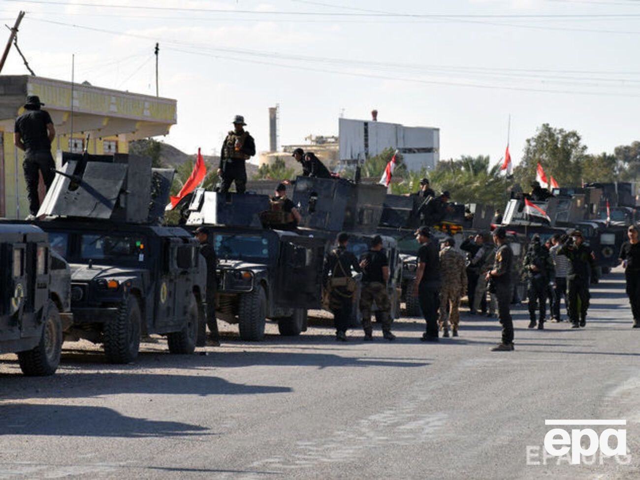 Иракские солдаты в Рамади