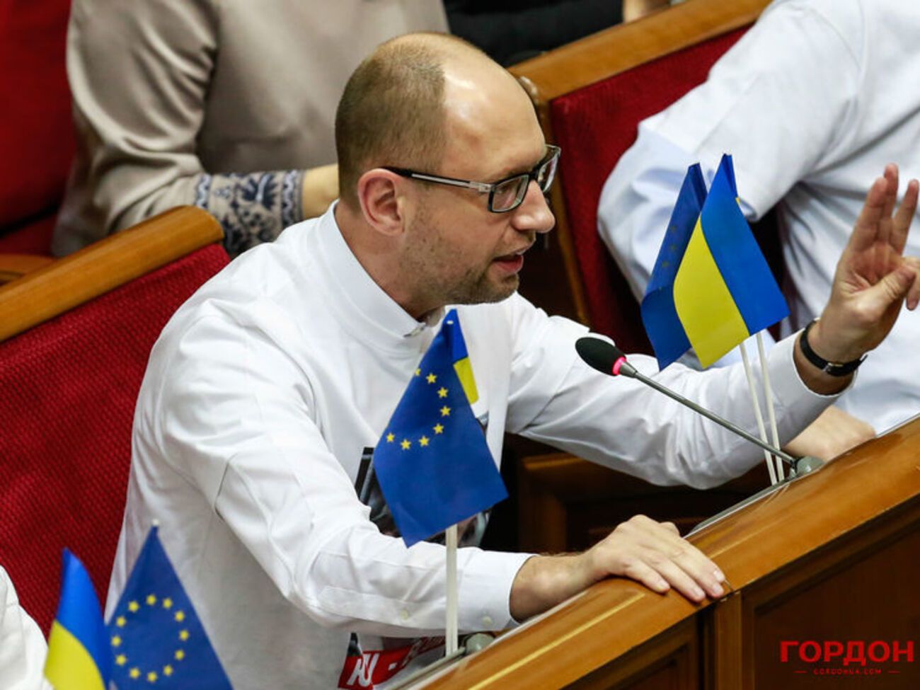 Яценюк в Раде VII созыва