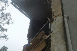 Больше всего от обрушения стены пострадала квартира на третьем этаже
