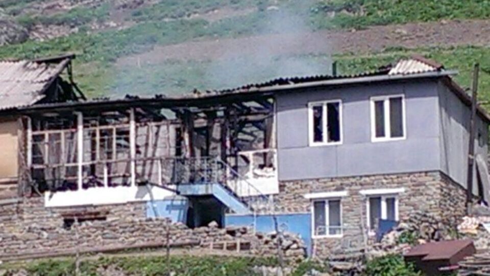 Дом жителя села Кенхи, пожаловавшегося Кадырову
