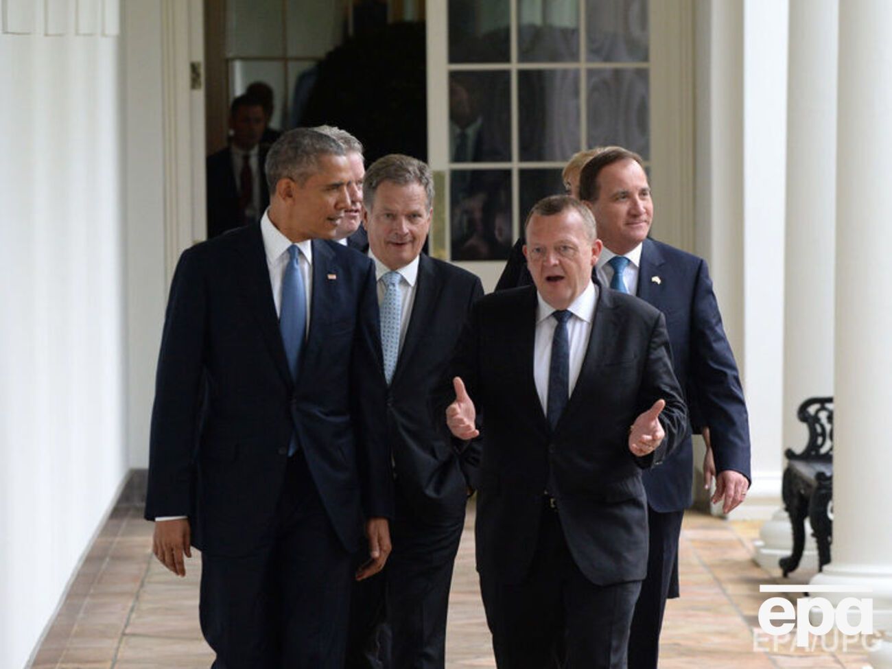 Лидеры стран Северной Европы и США заявили, что санкции будут сняты с России только после выполнения Минских соглашений