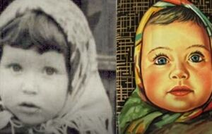 Елена Анисина утверждает, что ее фотография использовалась при создании образа "Аленки"