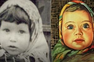 Елена Анисина утверждает, что ее фотография использовалась при создании образа "Аленки"