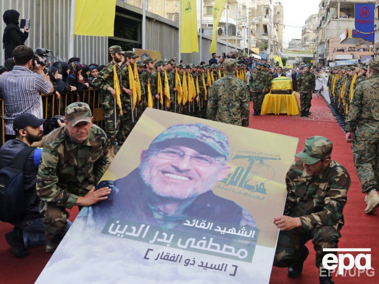 Похороны Мустафы Бадреддина прошли 13 мая в столице Ливана Бейруте