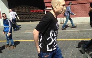 Рословцев на Красной площади