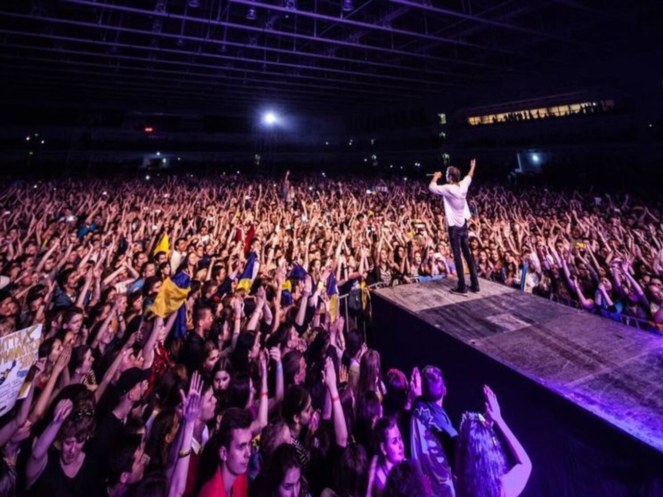 Во время концерта боевики обстреливали расположенные вблизи позиции военных