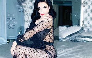 Дита фон Тиз снялась без белья