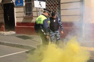 В ходе акции у посольства Украины в Москве задержаны три человека