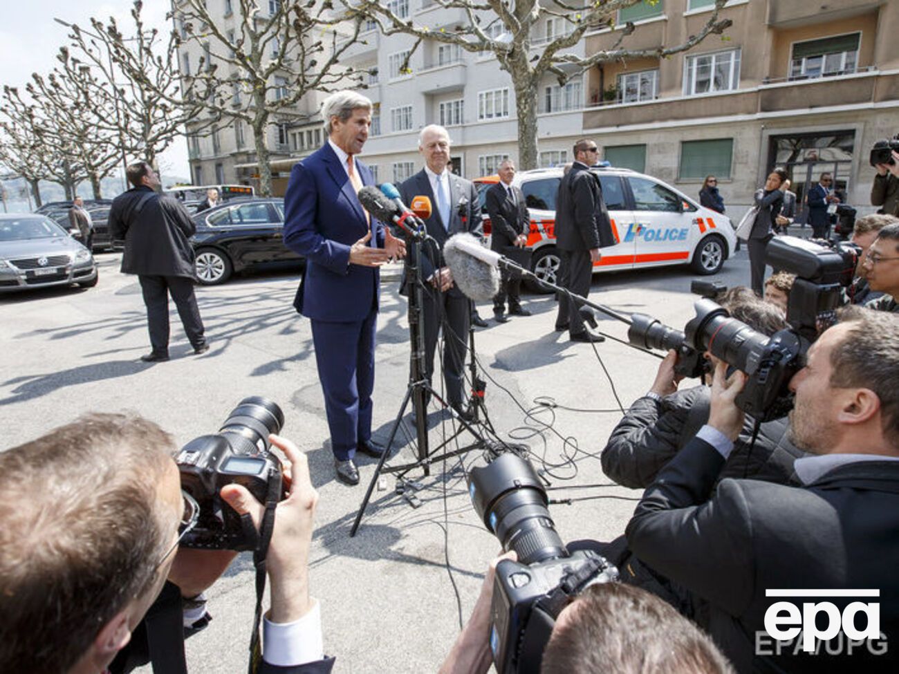 Керри и де Мистура провели переговоры в Женеве