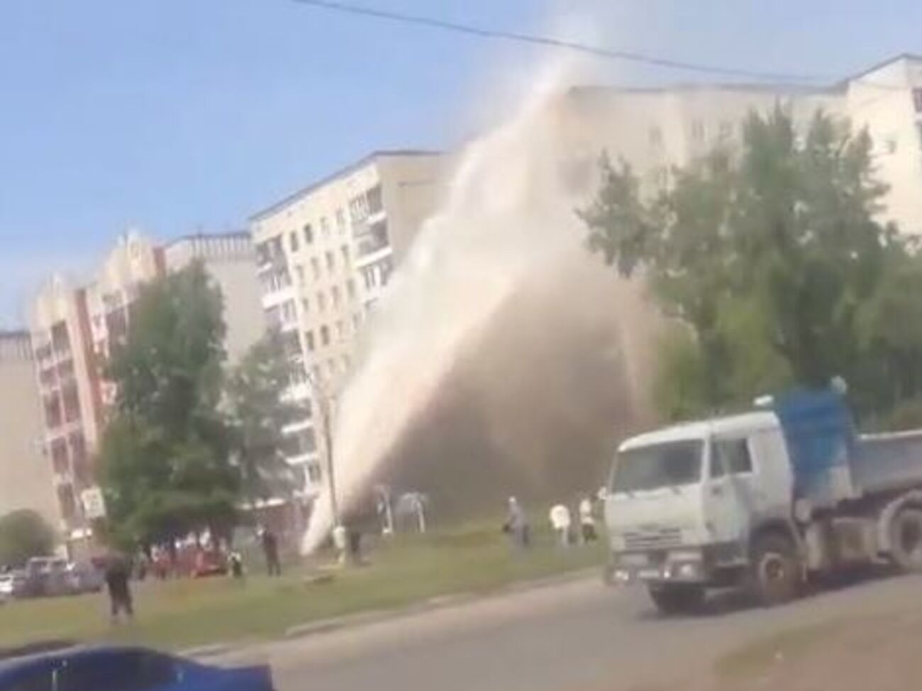Авария произошла во время гидравлических испытаний