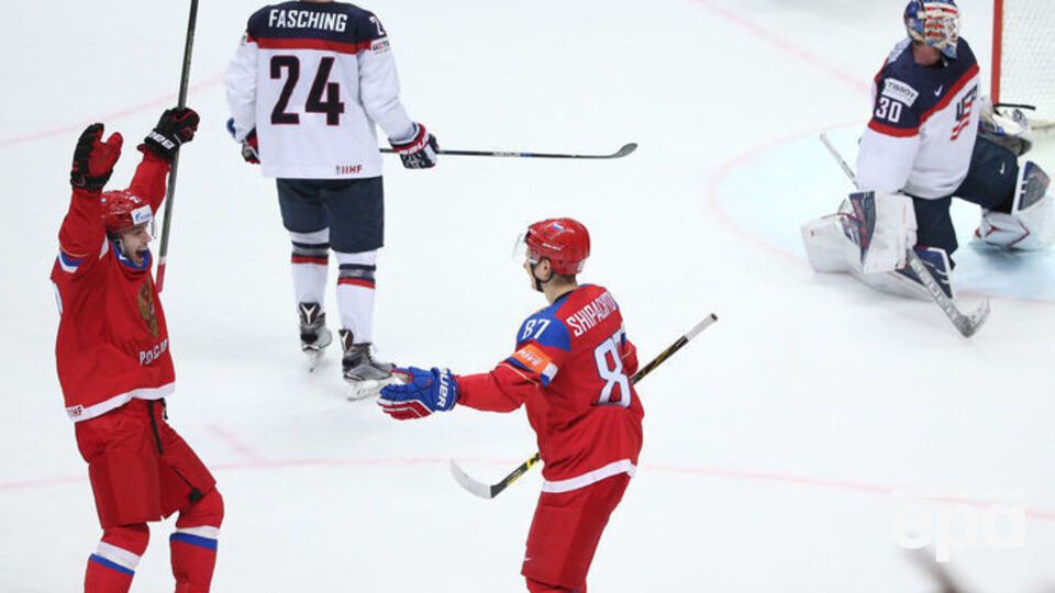 Россия забросила США семь шайб