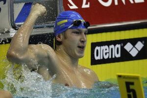 Андрей Говоров финишировал вторым, отстав от соперника на 0,06 секунды