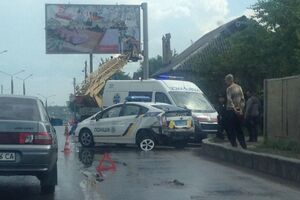 Патрульные попали в ДТП