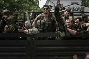 Недавно прибывшее на Донбасс подразделение из Чечни отправили в Веселую Гору