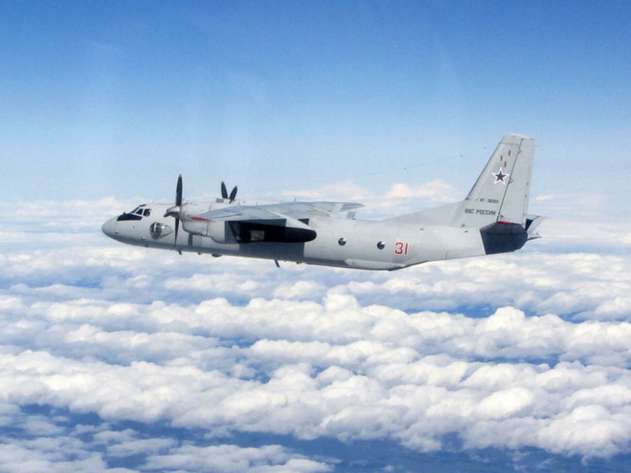 Российский Ан-26 на прошлой неделе несколько раз пролетал над Балтийским морем