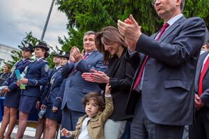 Одной из главных причин своего ухода с поста замглавы МВД Згуладзе назвала своего пятилетнего сына