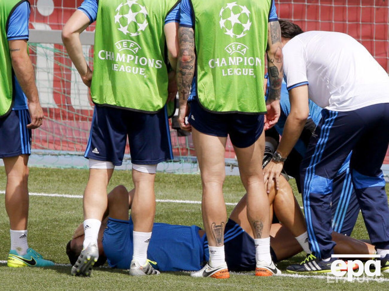 Роналду получил повреждение на тренировке