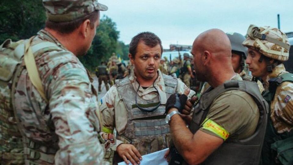 Комбат "Донбасса" Семенченко в зоне АТО