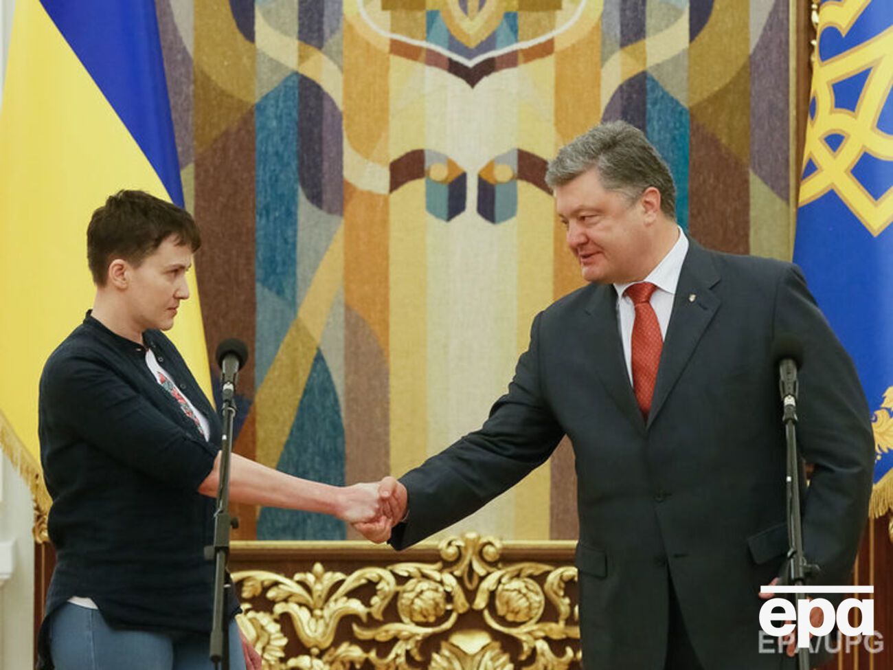 Савченко получила звезду Героя Украины