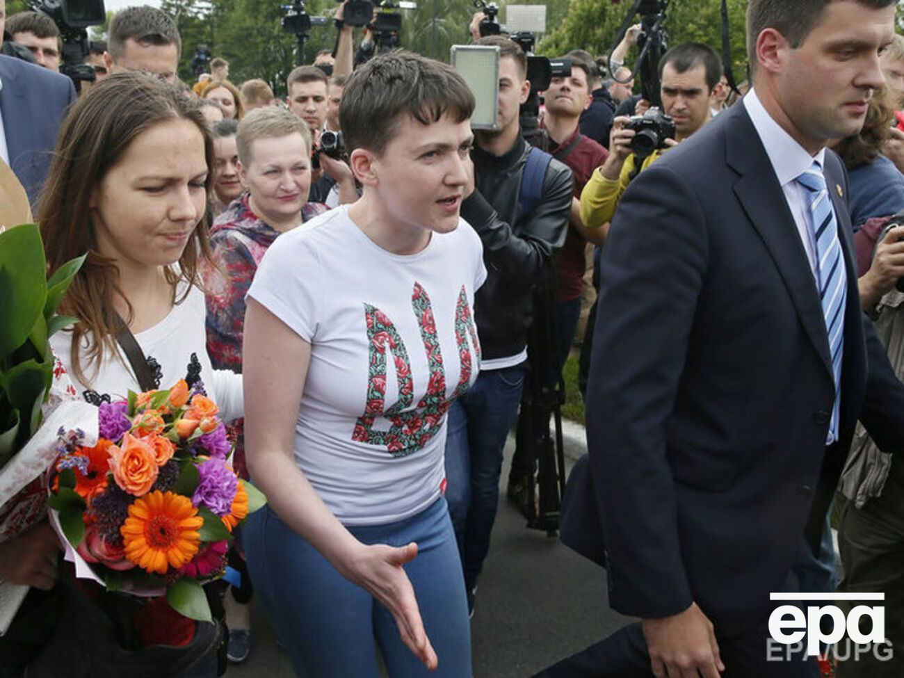 Савченко вернулась сегодня в Украину около 15.00
