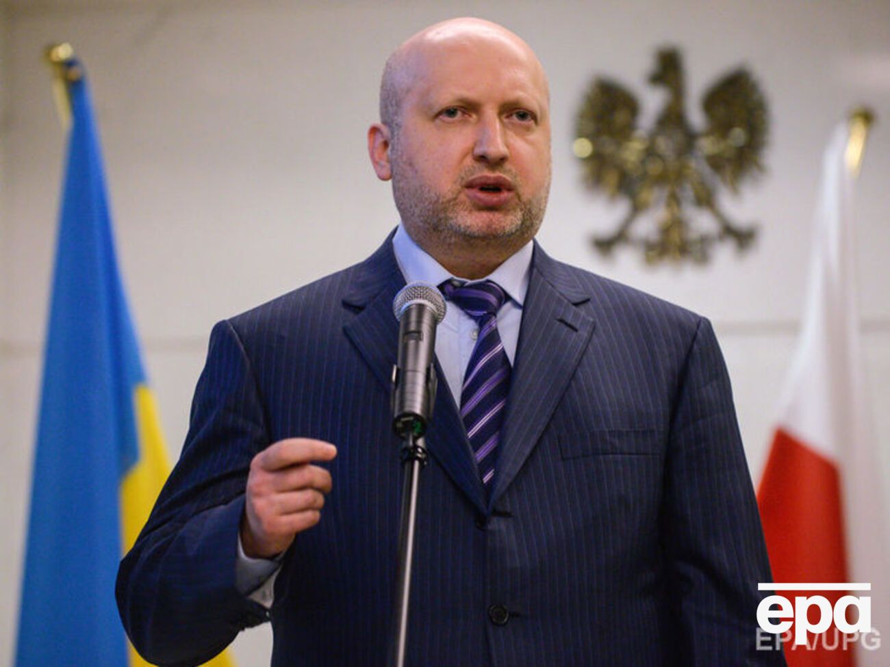 На жену Александра Турчинова (на фото) напал житель Донецкой области, сообщил Аваков