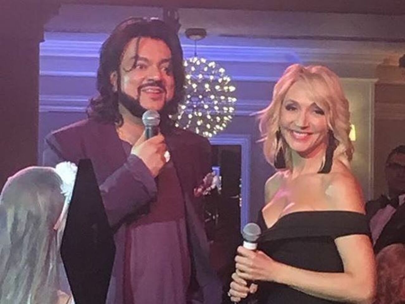 Киркоров пришел поздравить Орбакайте с днем рождения