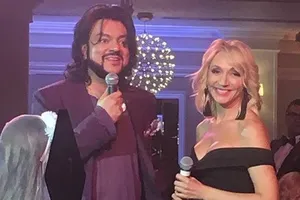 Киркоров пришел поздравить Орбакайте с днем рождения