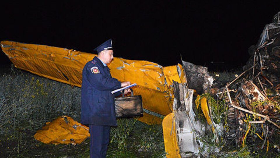 В Волынской области во время испытательного полета упал самолет